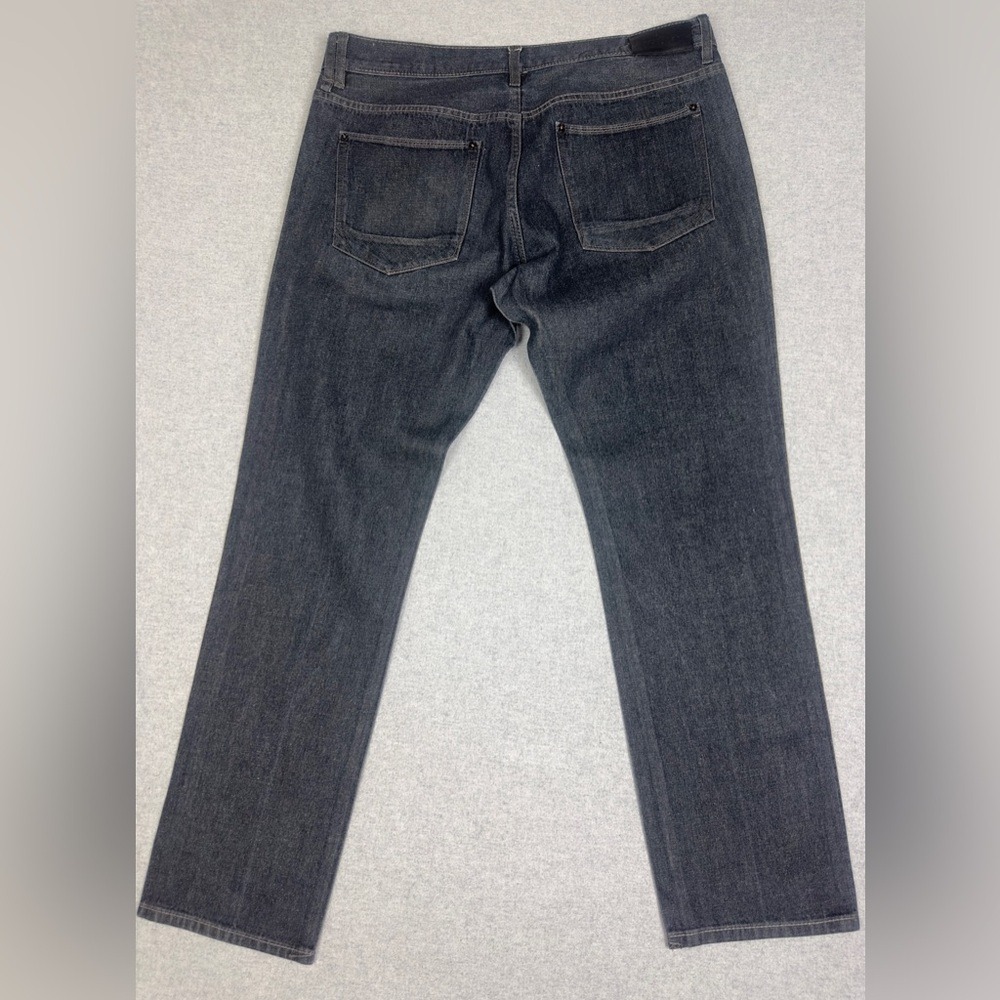Sean John Jeans Mens 38x34 Black Clayton Slim Straight Leg Denim 90s Streetwear